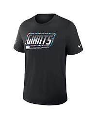 Nike Men's Black New York Giants 2026 Nfl Cruical Catch Sideline Dri-Fit T-Shirt