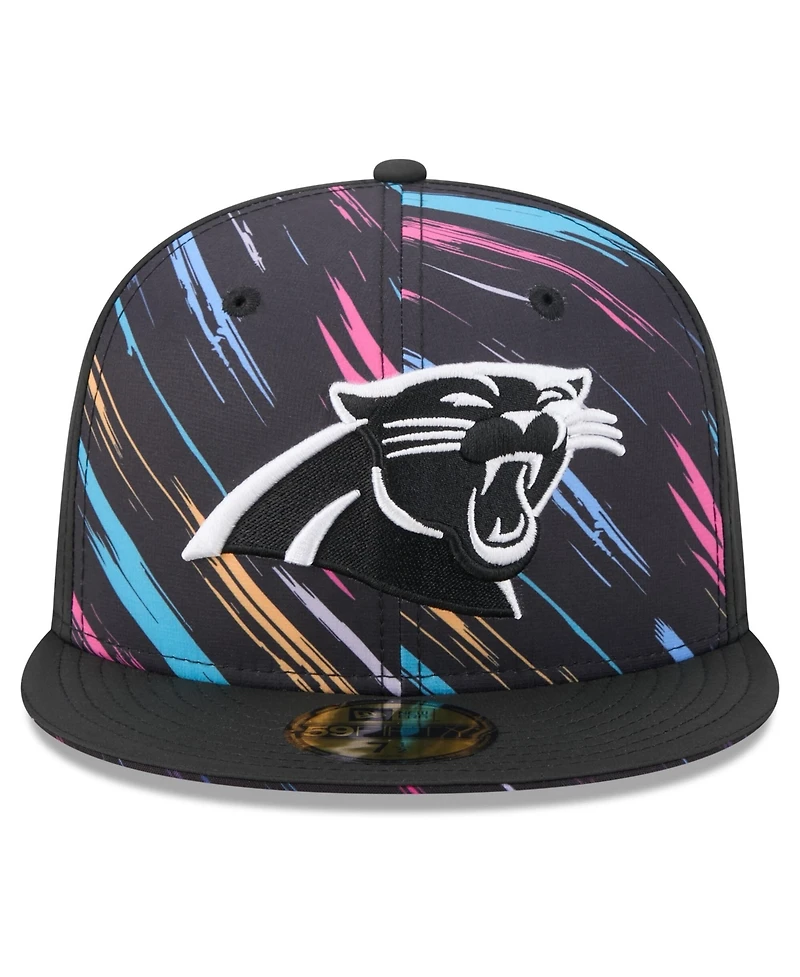 New Era Men's Black Carolina Panthers 2026 Nfl Cruical Catch 59FIFTY Fitted Hat