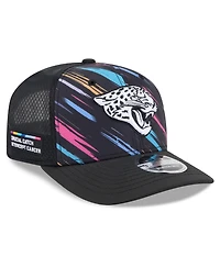 New Era Men's Black Jacksonville Jaguars 2026 Nfl Cruical Catch 9SEVENTY Adjustable Trucker Hat