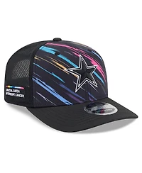 New Era Men's Black Dallas Cowboys 2026 Nfl Cruical Catch 9SEVENTY Adjustable Trucker Hat