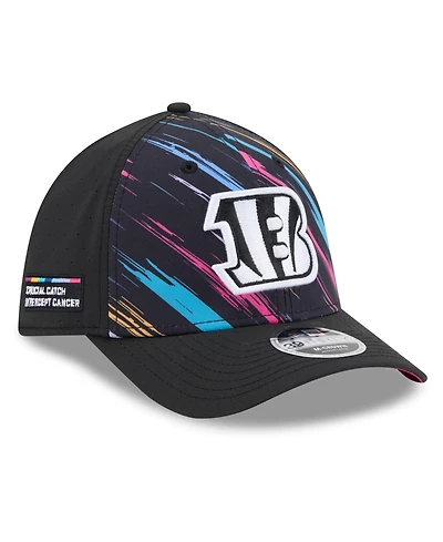 New Era Men's Black Cincinnati Bengals 2026 Nfl Cruical Catch 39THIRTY M-Crown Stretch Hat