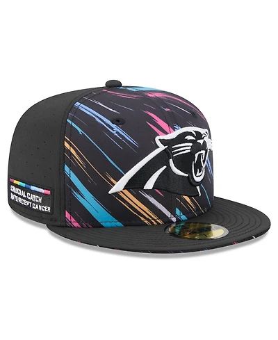 New Era Men's Black Carolina Panthers 2026 Nfl Cruical Catch 59FIFTY Fitted Hat