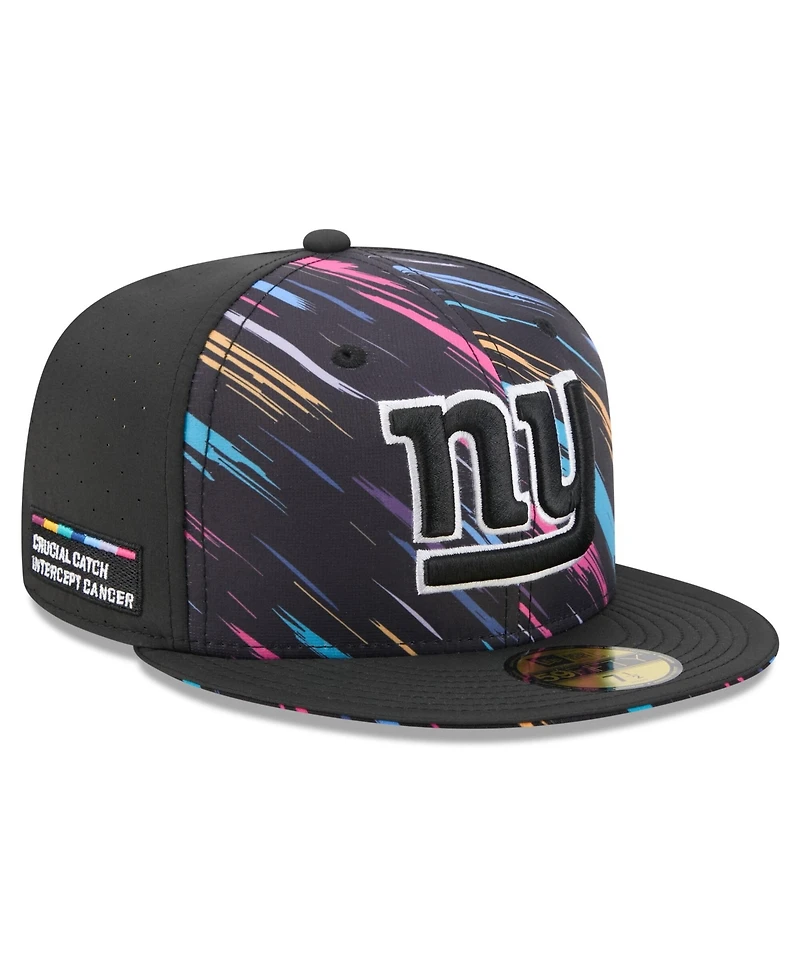 New Era Men's Black York Giants 2026 Nfl Cruical Catch 59FIFTY Fitted Hat