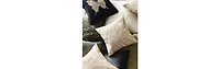 Z Gallerie Frond Embroidered Bead Pillow 20"