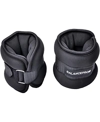 BalanceFrom Fitness Adjustable Fit Ankle, Wrist, Arm or Leg Weights, 8-lb Pair