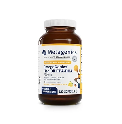 Metagenics OmegaGenics Fish Oil Epa-dha 720 mg - High Potency Omega-3 Supplement - Supports Heart, Joint, Brain and Immune Health