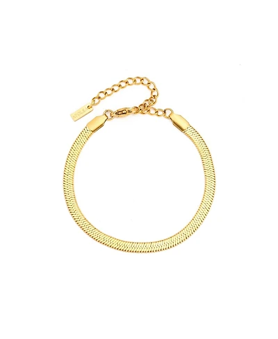 Atolea Adjustable Herringbone Anklet
