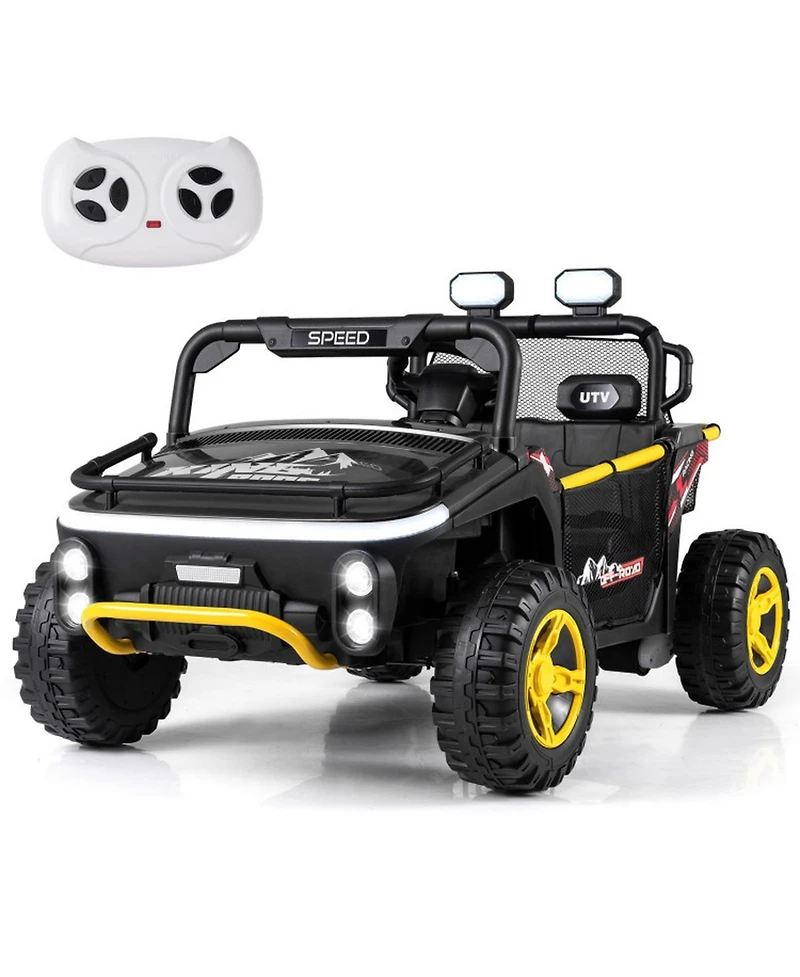 Sugift 24V Kids Ride on Utv 2-Seater with Dual Motors and Parent Remote, Ages 3-7