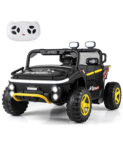 Sugift 24V Kids Ride on Utv 2-Seater with Dual Motors and Parent Remote, Ages 3-7
