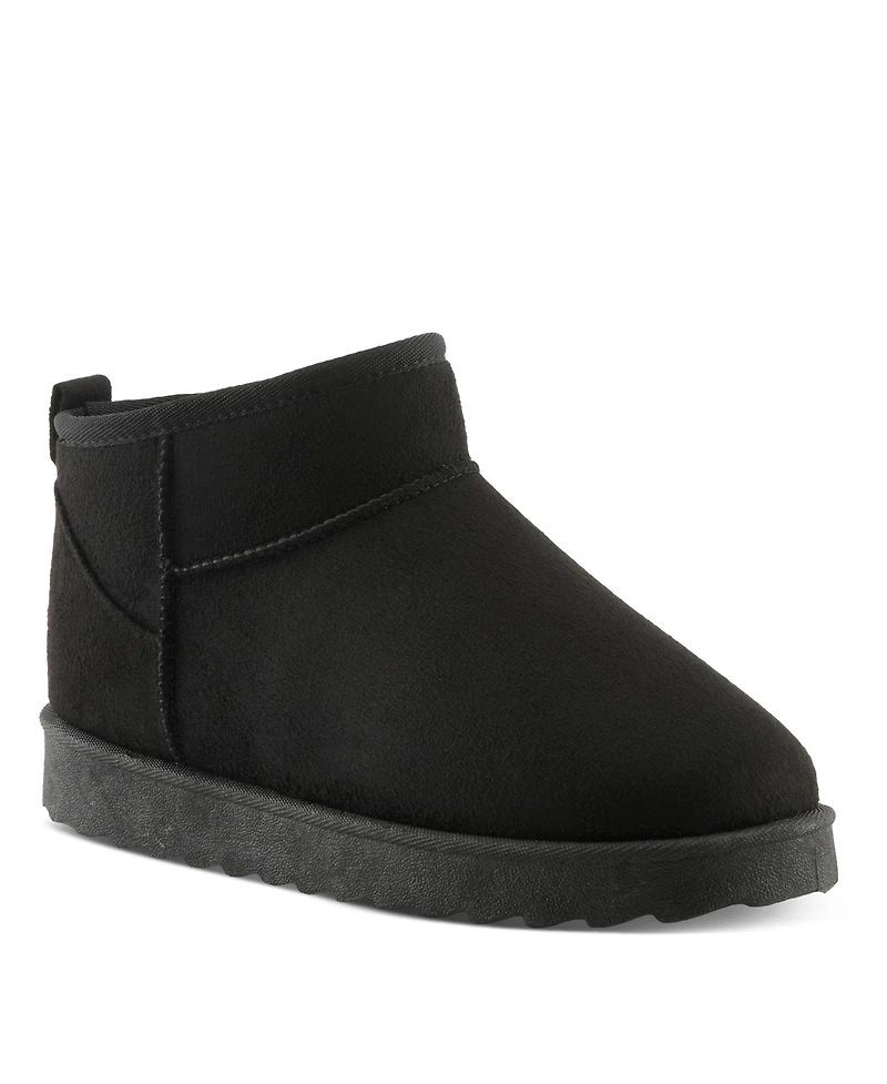 Flexus Women's Albiera Winter Bootie with Faux Suede Upper