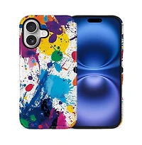 Lisen Phone Case Compatible with Apple iPhone 16 Plus, 2-Layer Durable, Color Splash