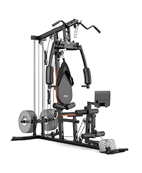 Fed Fitness MW5 Multifunctional Home Gym Station Aluminum Pulley Plate-Loaded Full-Body Workout Equipment (Weight Plates Not Included
