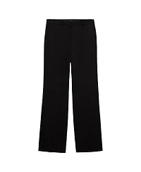 Mango Women's Selection Straight Mid-Rise Viscose Trousers