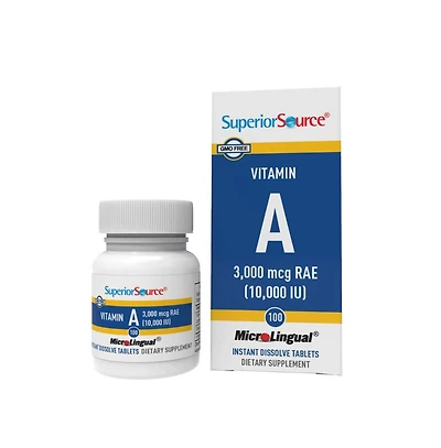 Superior Source Vitamin A 10,000 Iu 100 MicroLingual Tablets