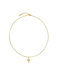 Atolea Pearl Cross Necklace
