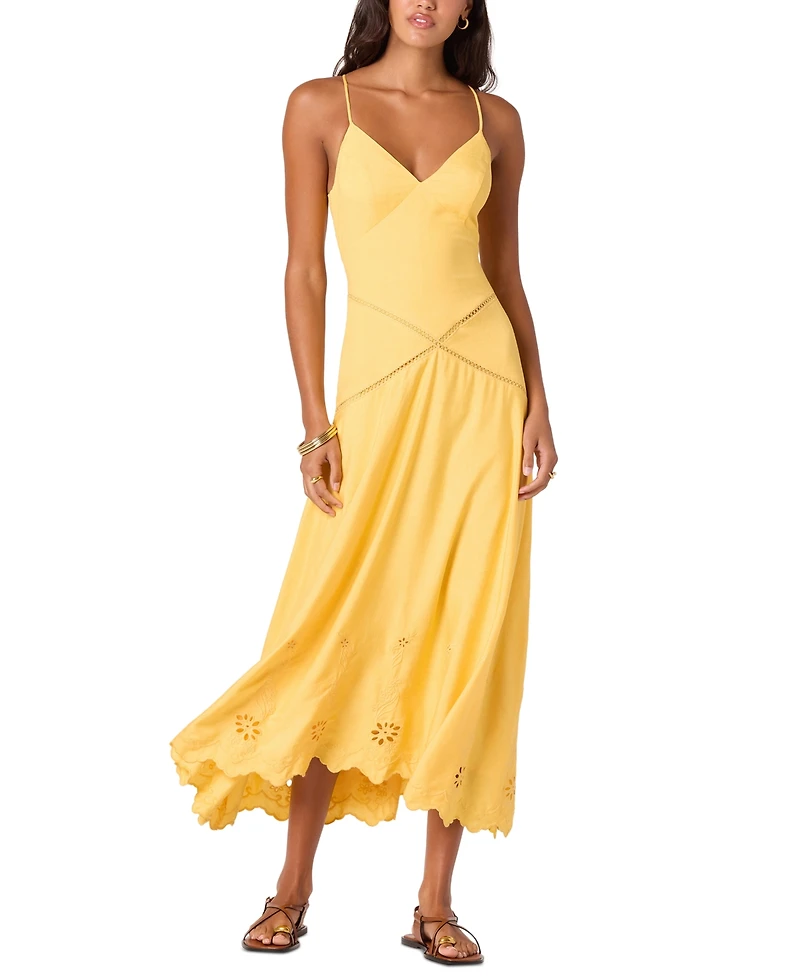 Astr the Label Women's V-Neck Sleeveless Dress