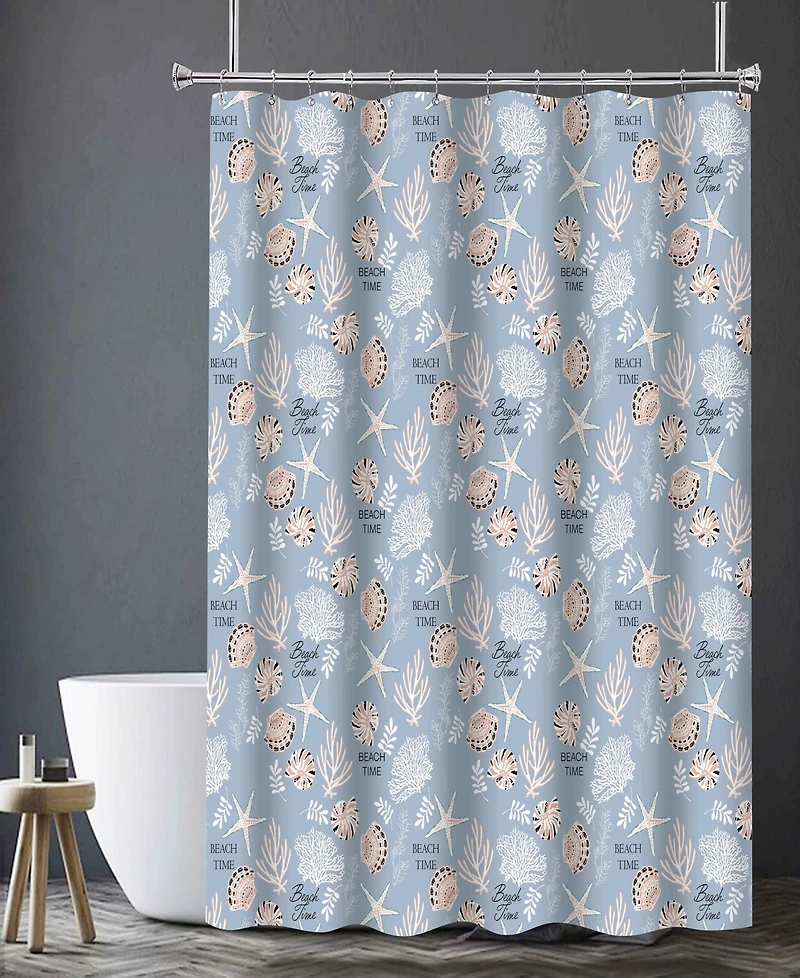 Popular Bath Beach Time 14-Piece Shower Curtain and Liner Set