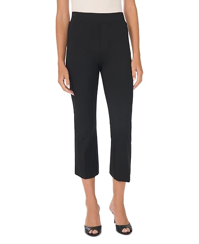 CeCe Women's Cropped Elastic-Waist Pants