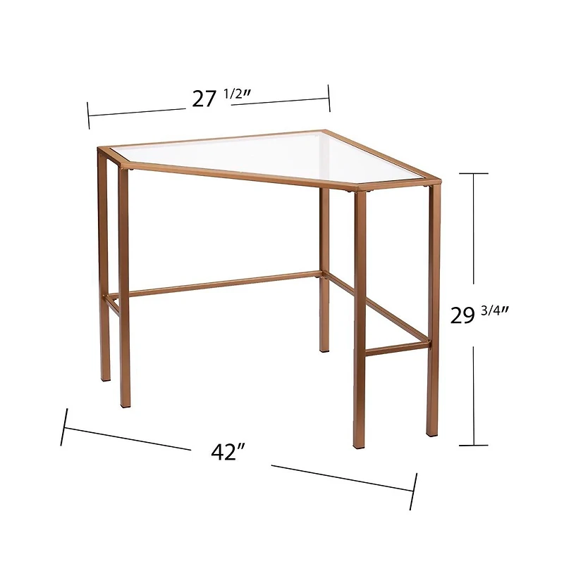 Augusta Home Keaton Corner Writing Desk