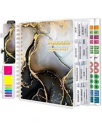 Danrong Academic 18 Month Planner Daily Weekly Monthly Calendar Organizer with Stickers Pocket Bookmark