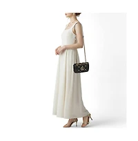 Pre-Owned Gucci Women's Gg Pearl Marmont Mini Matelasse Leather Shoulder Bag