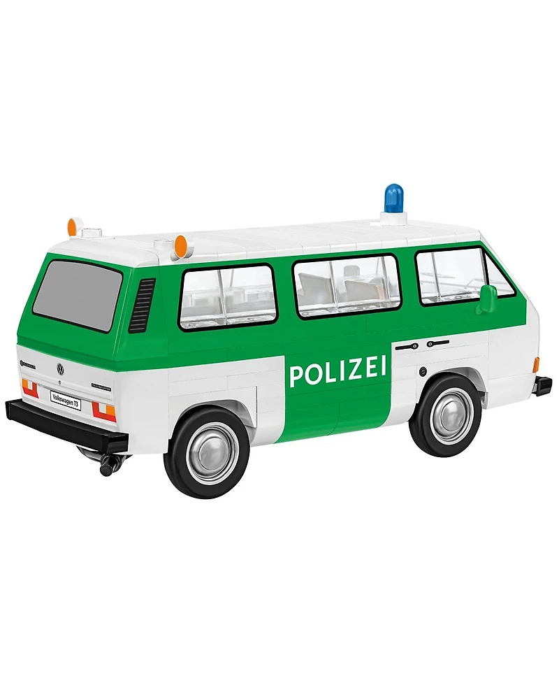 Cobi Action Town Volkswagen T3 Police Bus 144-Piece Building Set, Ages 7+