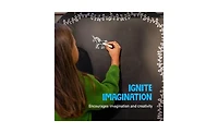 Jack & June Chalkboard Panel Playset Attachment Kit, 14" x 16.5", with Weather-Resistant Chalk Holder, Ages 3+
