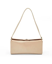 Pre-Owned Salvatore Ferragamo Women's Gancini Metallic Saffiano Leather Clutch Bag