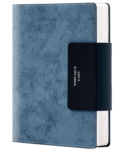 Danrong Leather Journal Notebook Lined Pages Magnetic Closure Ribbon Bookmarks Inner Pocket Premium Gift Box Writing Diary