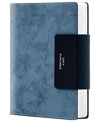 Danrong Leather Journal Notebook Lined Pages Magnetic Closure Ribbon Bookmarks Inner Pocket Premium Gift Box Writing Diary