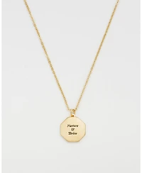 Fable England Wren and Blackberry Necklace in Gold