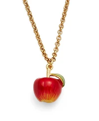 Fable England Apple Necklace in Gold