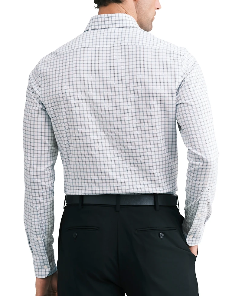 Tommy Hilfiger Men's Th Tech Athletic-Fit Spread-Collar Dress Shirt