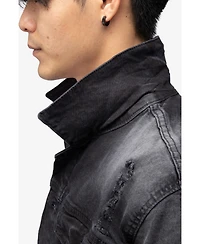 Men's Slim Washed Denim Jacket