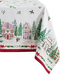 Lenox Spice Village Christmas Tablecloth