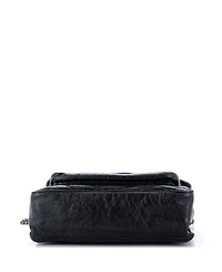 Pre-Owned Saint Laurent Large Niki Chain Flap Bag Matelasse Chevron Leather