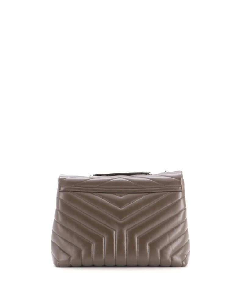 Pre-Owned Saint Laurent Medium Loulou Shoulder Bag Matelasse Chevron Leather
