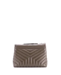 Pre-Owned Saint Laurent Medium Loulou Shoulder Bag Matelasse Chevron Leather