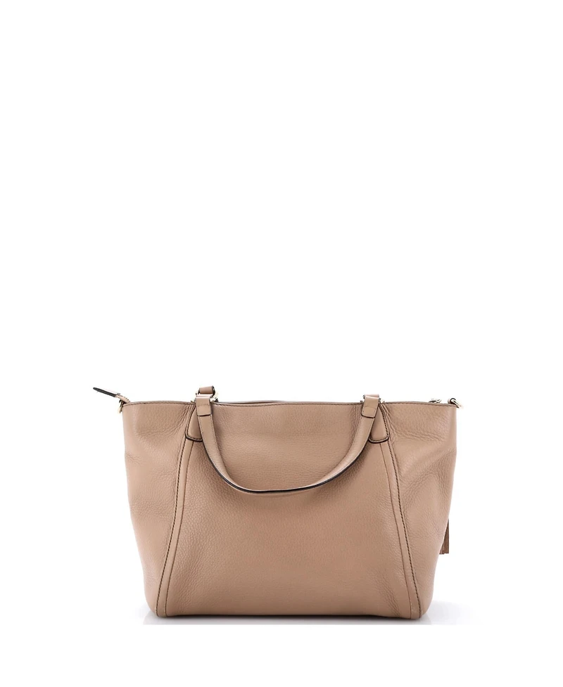 Pre-Owned Gucci Small Soho Convertible Top Handle Bag Leather