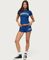 Edikted Women's Sporty Babe Micro Shorts