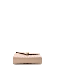 Pre-Owned Saint Laurent Medium Classic Monogram Envelope Satchel Mixed Matelasse Leather