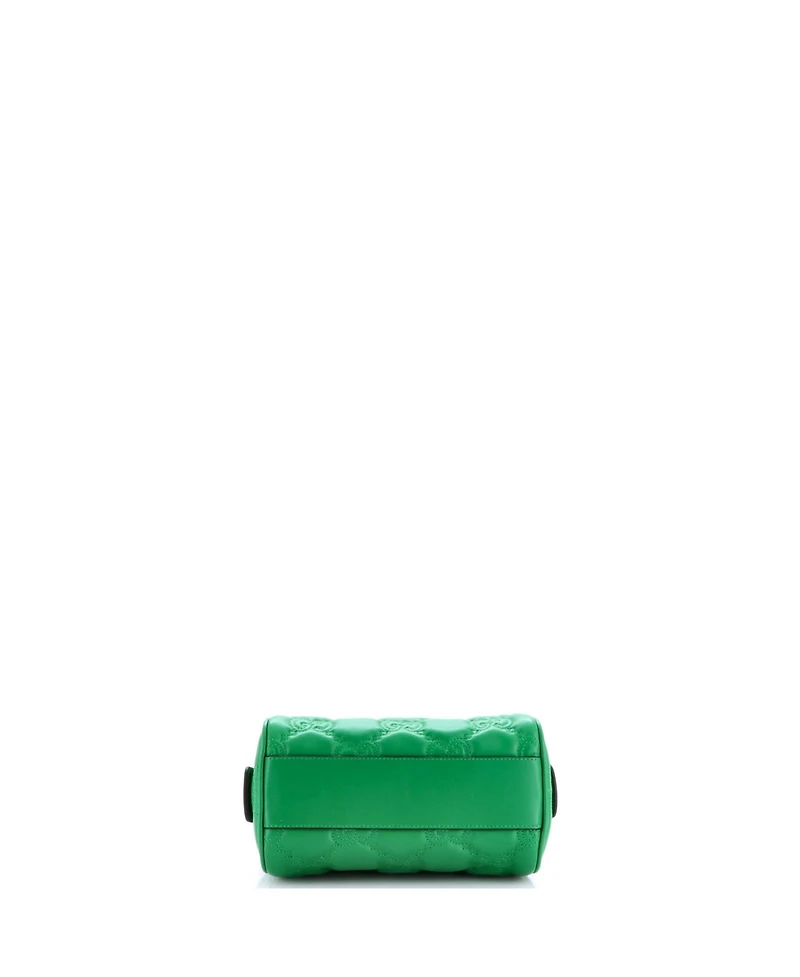 Pre-Owned Gucci Mini Ophidia Convertible Boston Top Handle Bag Gg Matelasse Leather