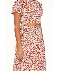 Petal and Pup Women's Toria Floral Cut-Out Maxi Dress