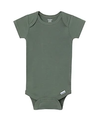 Gerber Baby 5-Pack Short Sleeve Bodysuits, Cozy Neutral, 24 Months