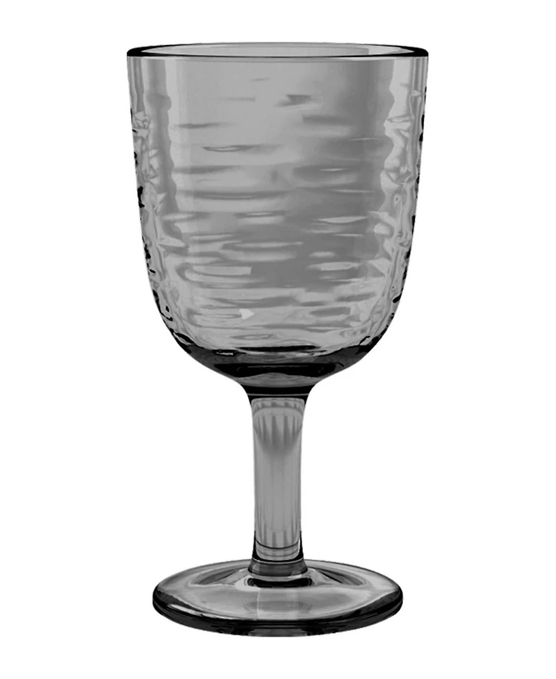 Abode Homewares Foundry Acrylic Goblet Wine Glasses, Set of 6