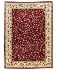 Closeout!! Km Home Pesaro Floral Red 3'3" x 4'11" Area Rug