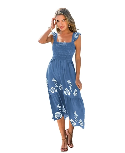 Cupshe Women's Peak Season Floral Maxi Beach Dress