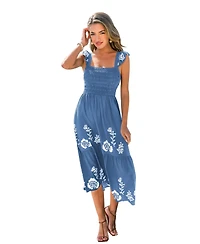 Cupshe Women's Peak Season Floral Maxi Beach Dress