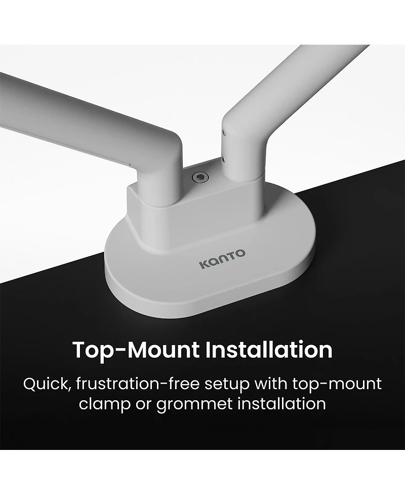 Kanto DM2 Dual Monitor Desktop Mount for 17" - 35" Displays