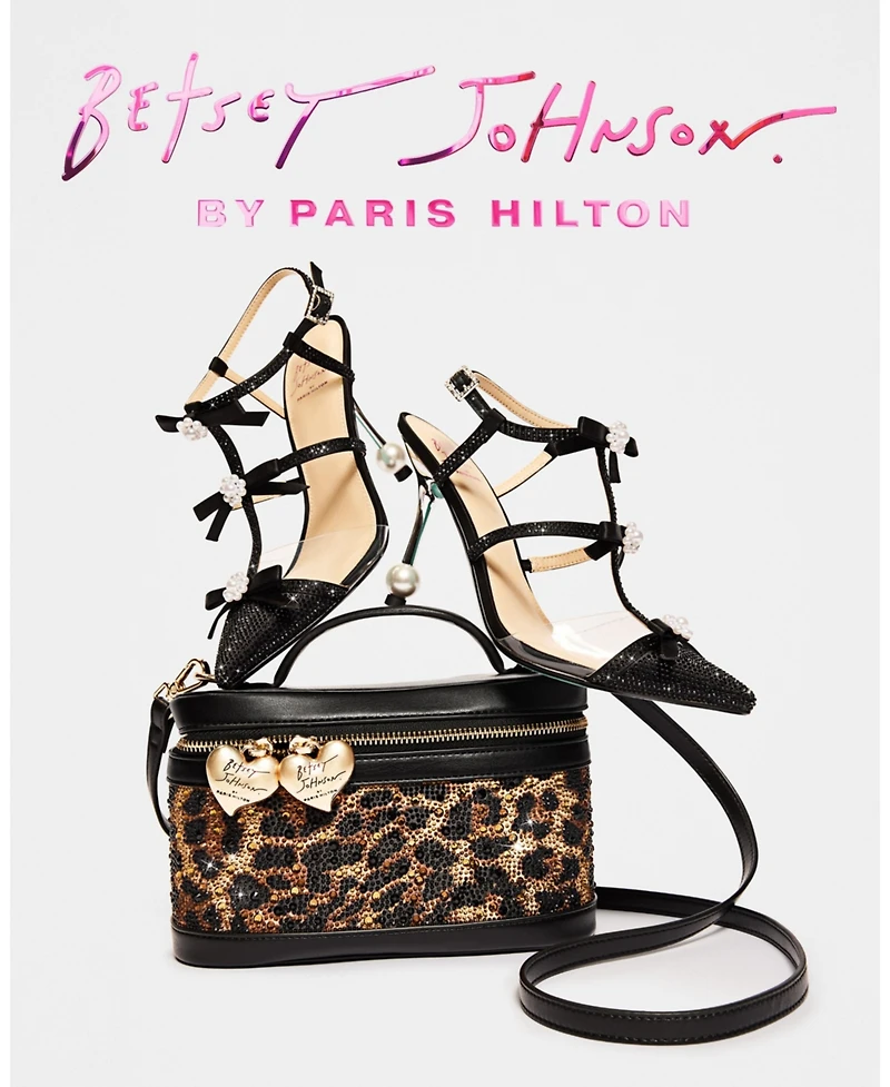 Betsey Johnson Paris Hilton Vanity Small Crossbody Handbag
